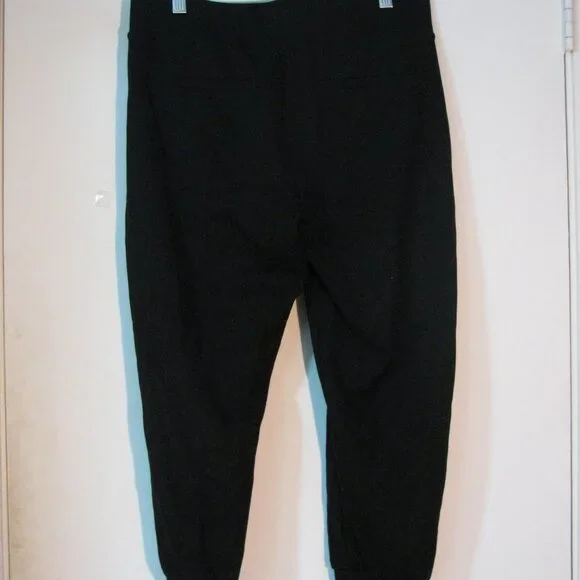** Torrid Knit Pants Size 00 Fits Medium/Large Black Athletic Workout Pant - Picture 4 of 4